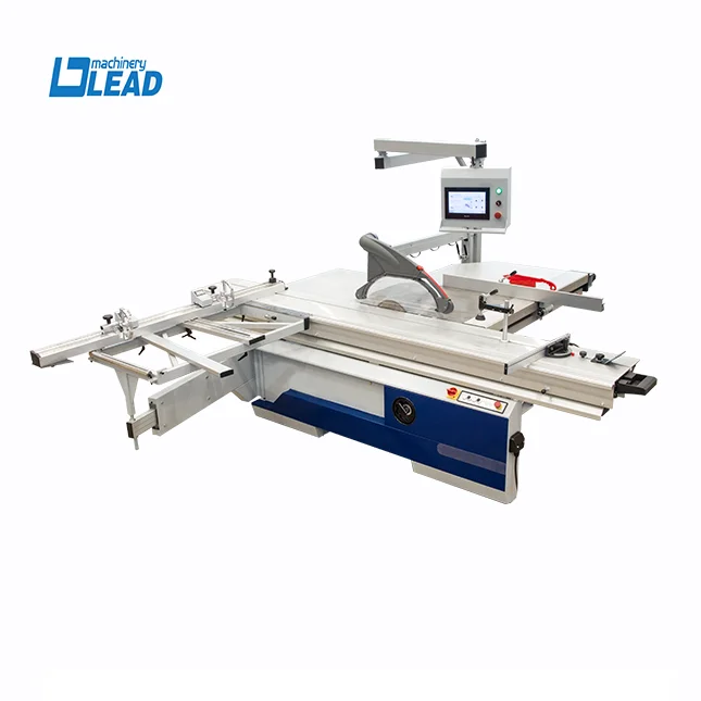 LEAD Electric Fence Cnc Sliding Table Saw Cnc Wood Cutting Sliding table Panel wood Saw machines