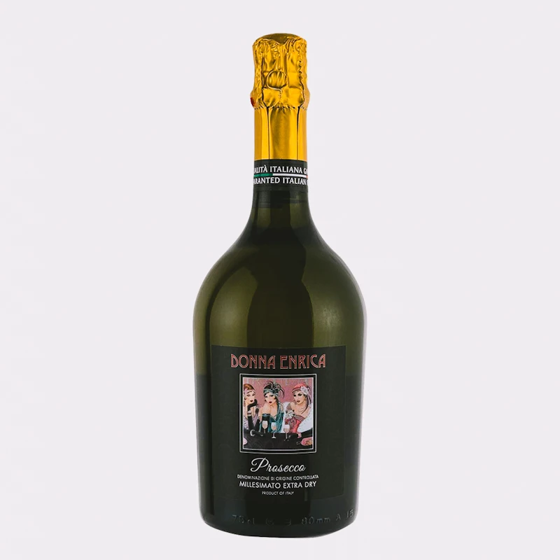 Винитовое сухое Сверкающее вино, итальянское высококачественное дополнительно сухое вино, идеально подходит для праздничных апестизаторов, стартеров, апертиков и ужинов