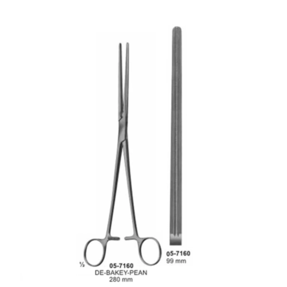 
DEBAKEY 60Angled Atraumata Forceps 200MM Atraumata Peripheral Vascular Clamps 