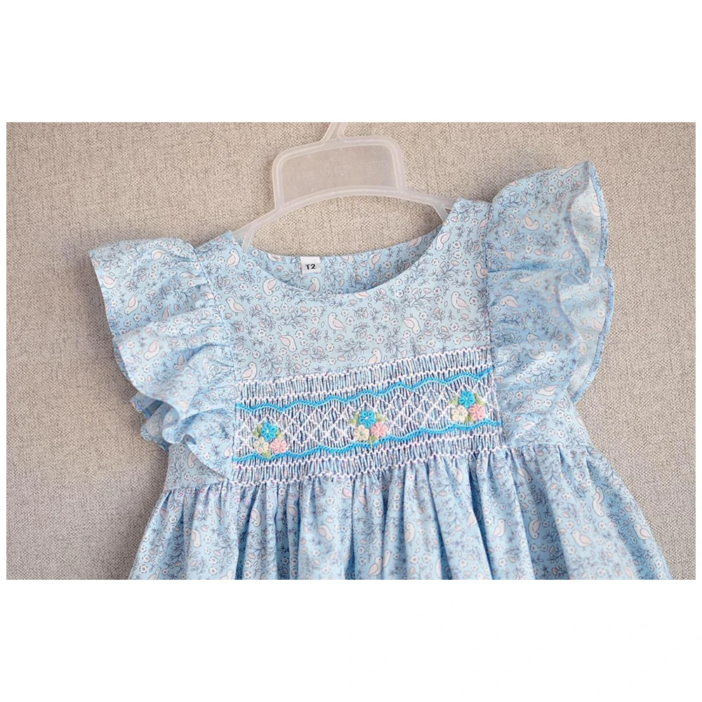 Little Girls Vintage Dresses 2 To 7 Years Smocked Dress Girl For Special Occasions From Manufacturer Vietnam