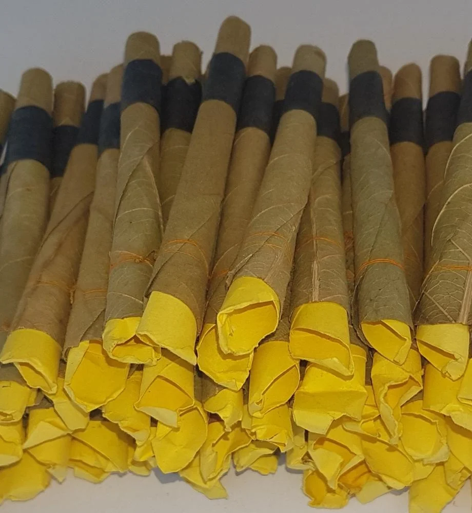 OEM Natural leaf Pre rolled cones Green Leaf blunts Wood tips