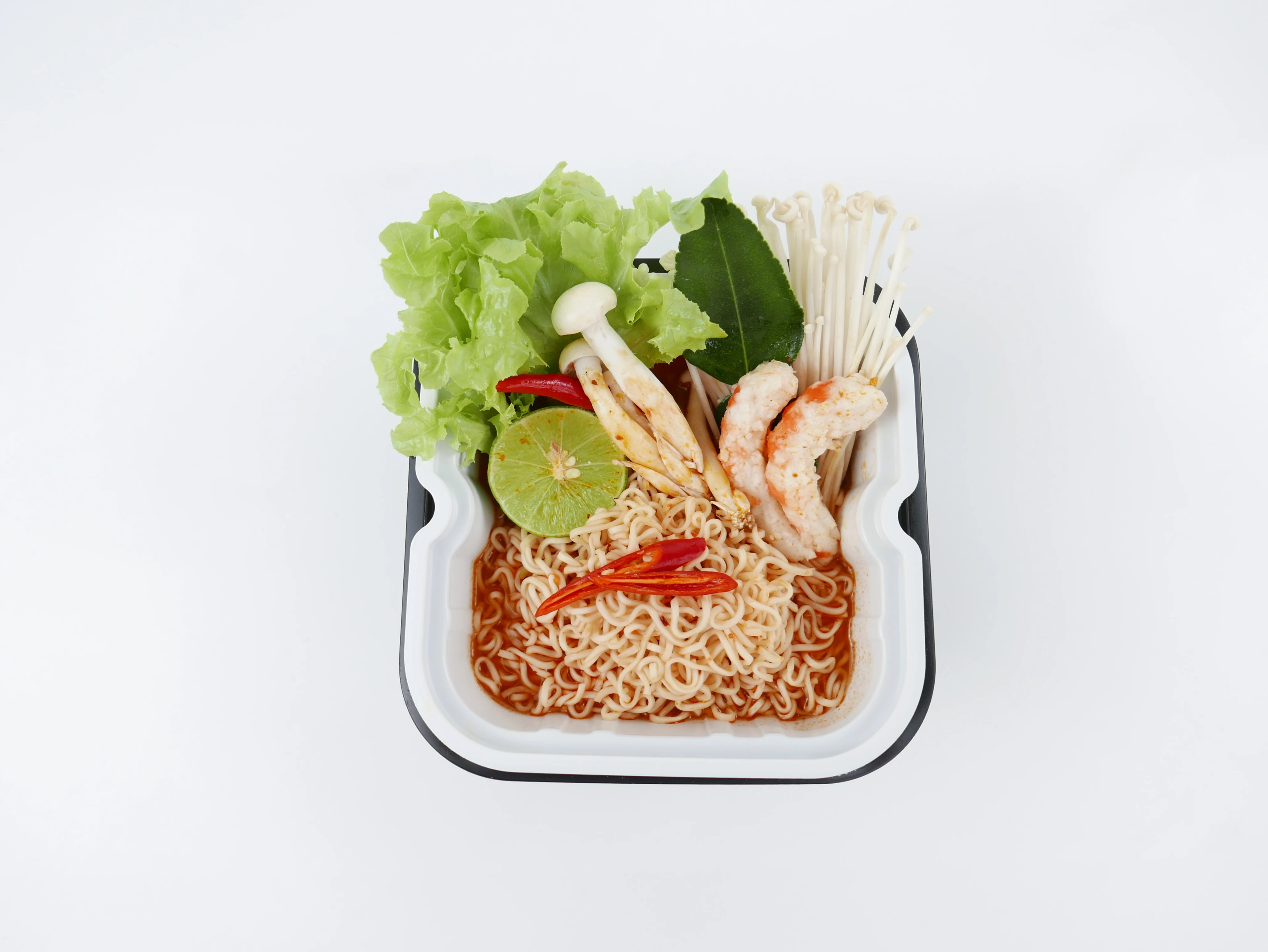 Горячий горшок для вегетарианской лапши TOM Ням из Таиланда OEM, готовая к употреблению Вегетарианская еда, лучшее качество, высокое качество