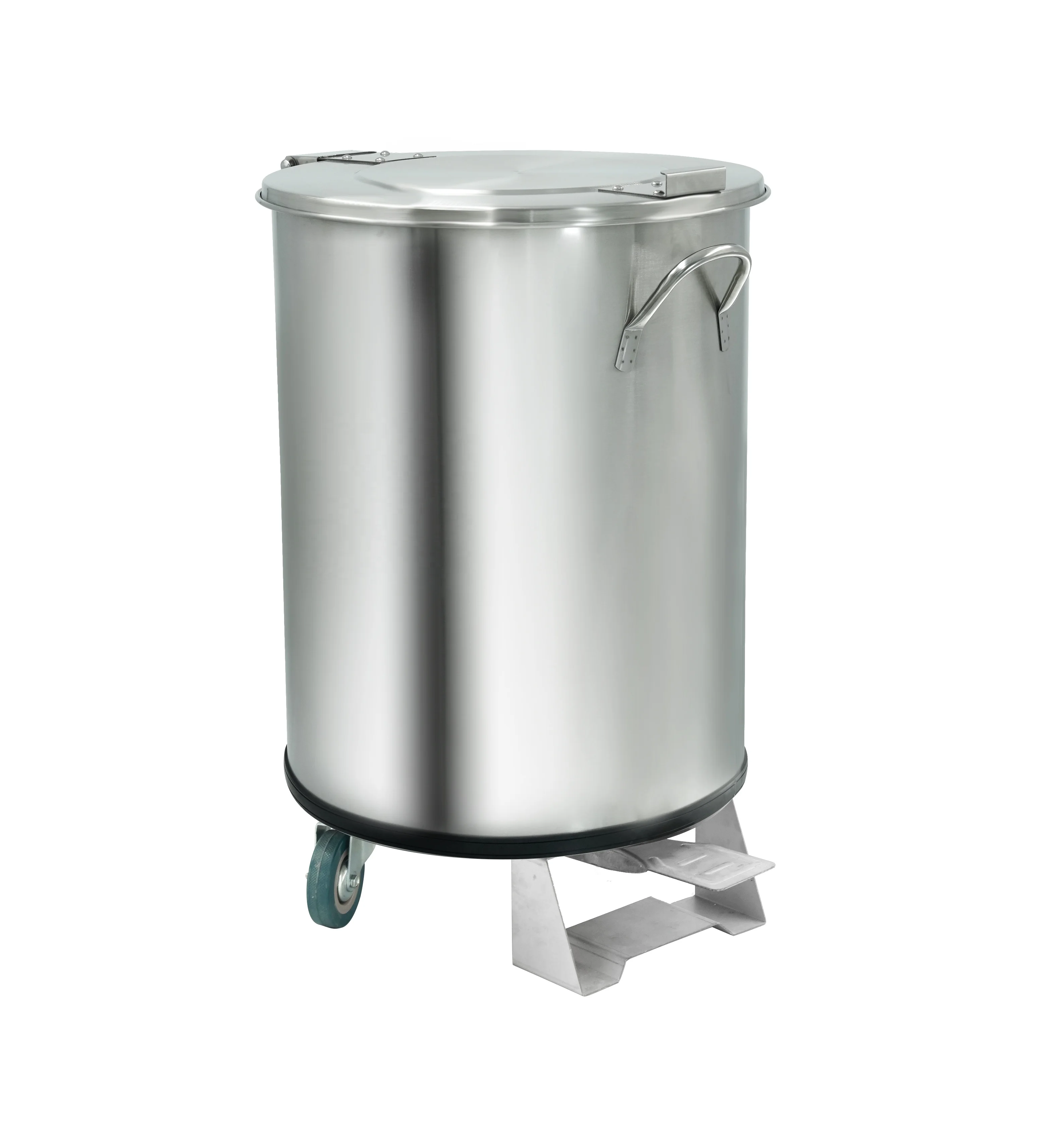 Stainless steel custom modern durable outdoor metal trash bin waste bin dustbin trash bin