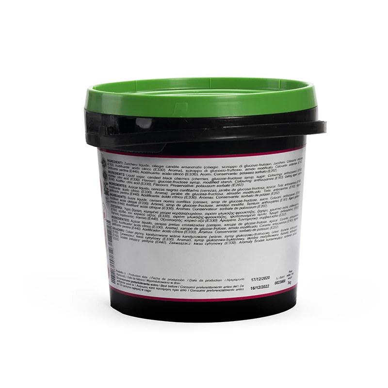 Made in Italy ICE CREAM MIX VARIEGATES AMARENA CHERRY GELATO - 3 kg Bucket