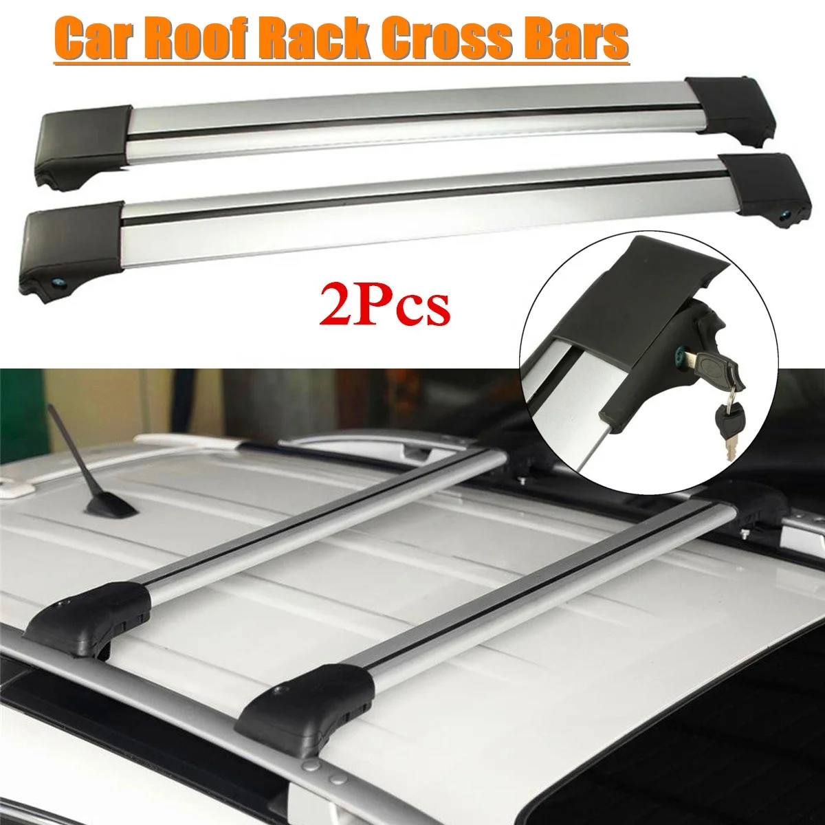 Universal Aluminum Luggage Roof Cross Bar Car Roof Rack Roof Rack