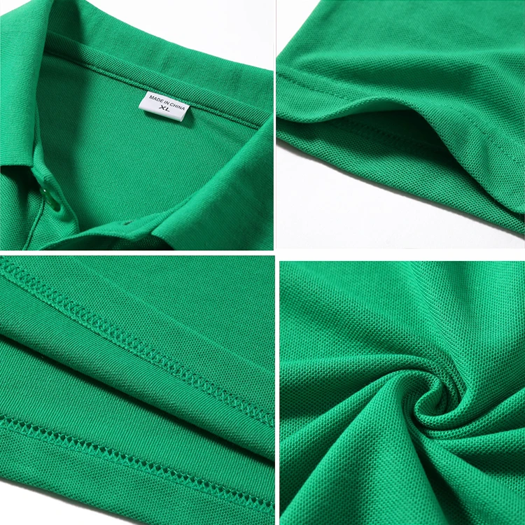 Двухцветная рубашка-поло с вышивкой и логотипом Прямая поставка завода однотонная спортивная коротким рукавом на заказ