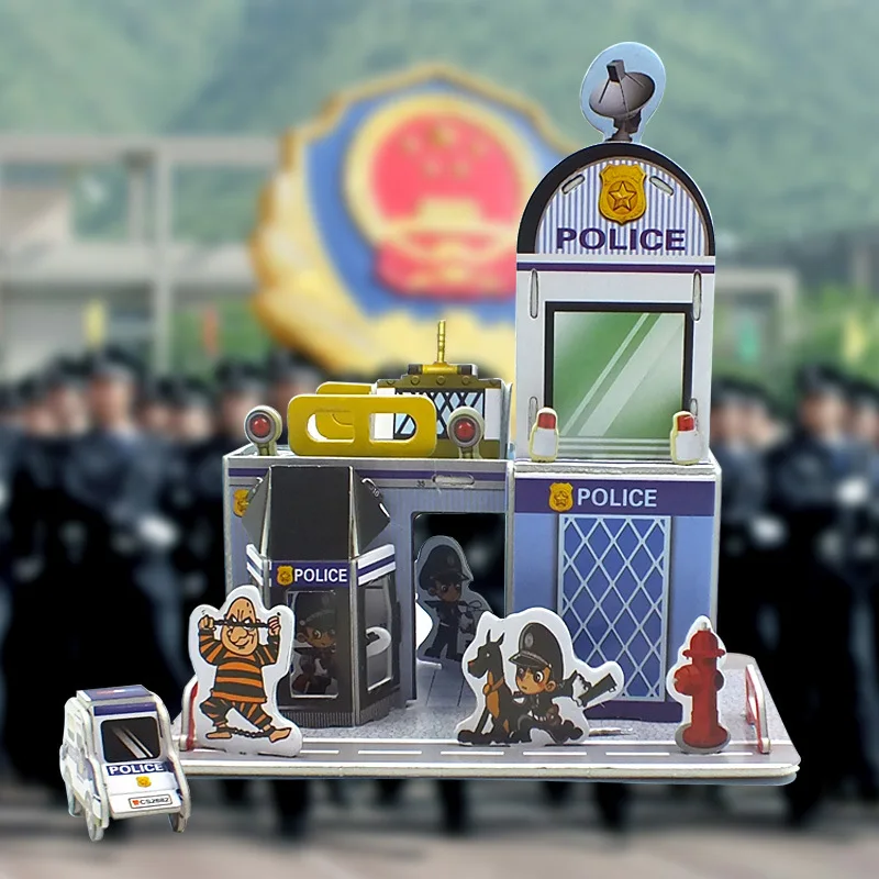 
Wholesale New Design High Quality Children Educational DIY Paper Craft Toy and Practical 3D Jigsaw Puzzle For Kids 