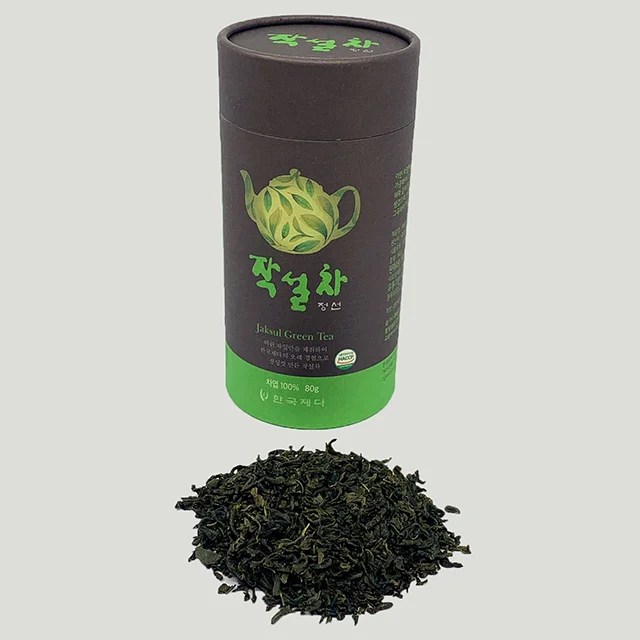 Корейский домашний производитель корейский здоровый дом гладкий зеленый чайный лист Jungsun
