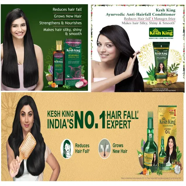 Kesh King Hair Oil Conditioner Shampoo Hair Growth Ayurveda Onion Hair Oil Onion Shampoo