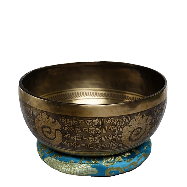 Handmade Tibetan bronze 7 Chakra  Healing Singing Bowl| A Statue For Decorative, Religious And Healing Purpose