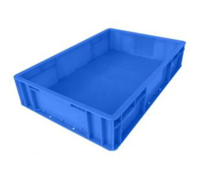 Custom Logo Solid Industrial Crates Hard Plastic Boxes PP Short Storage Containers Plastic Packaging Containers