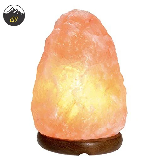 Himalayan ROCK SALT LAMP Fine Quality Wholesale himalyan salt lamp with Wood Base Electric Wire and Bulb