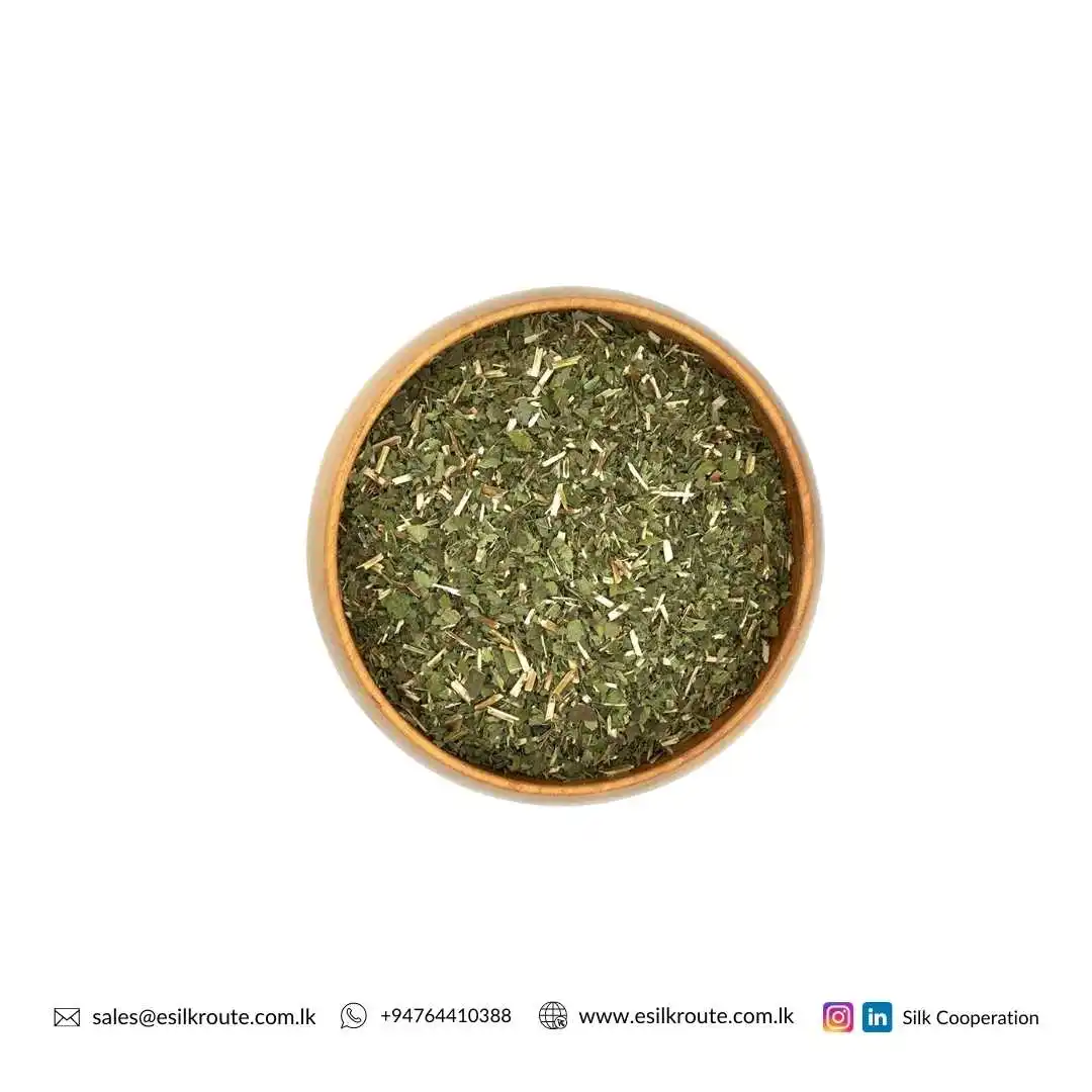 Srilankan Manufacturer of Herbal Extract 100% Pure Organic Natural Lemongrass Cut 1cm Powder at Least Price