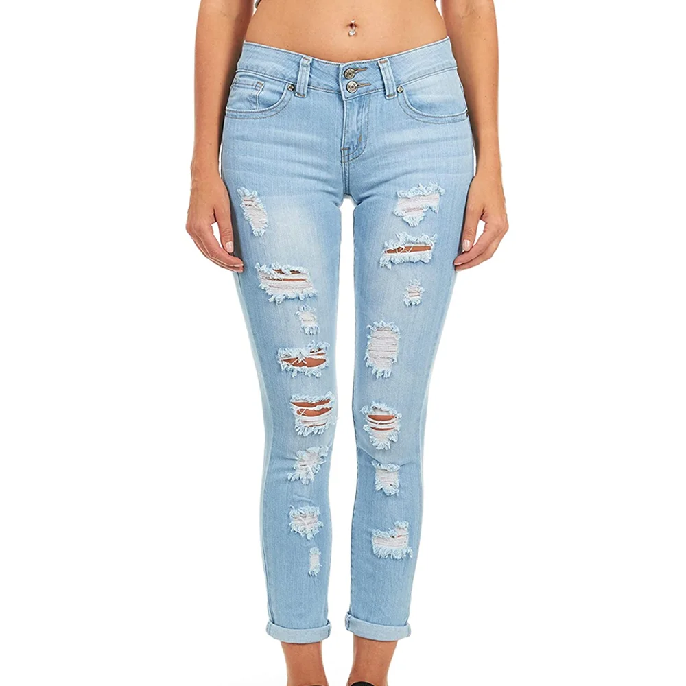 
Newest Arrivals Hot Women Skinny Jeans Pants High Waist Stretch Jeans Slim Pencil Pants 