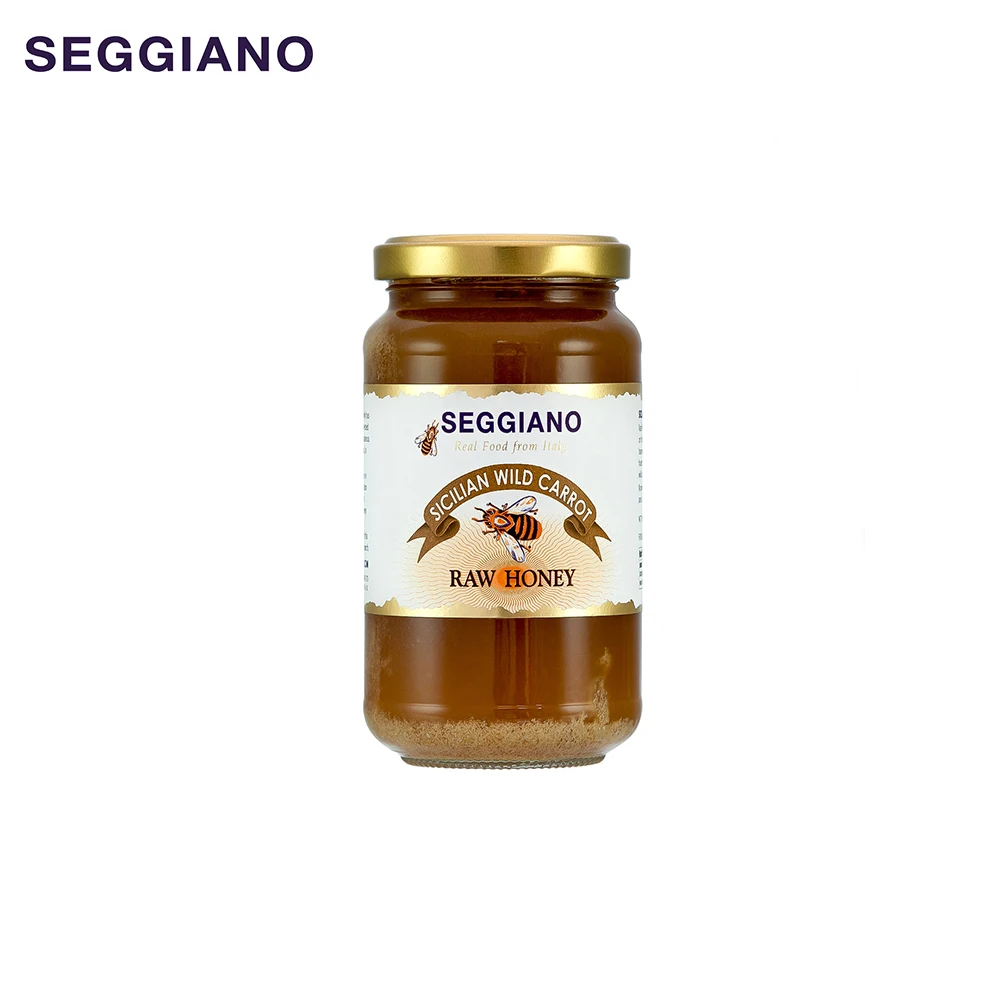 High Quality Cheap Price Wholesale Seggiano Sicilian Wild Carrot Raw Honey 500g