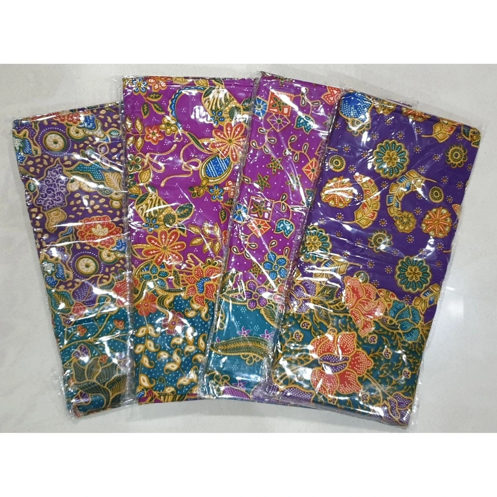
Wholesale Malaysia Batik 100% cotton fabric machine print with floral design pattern 