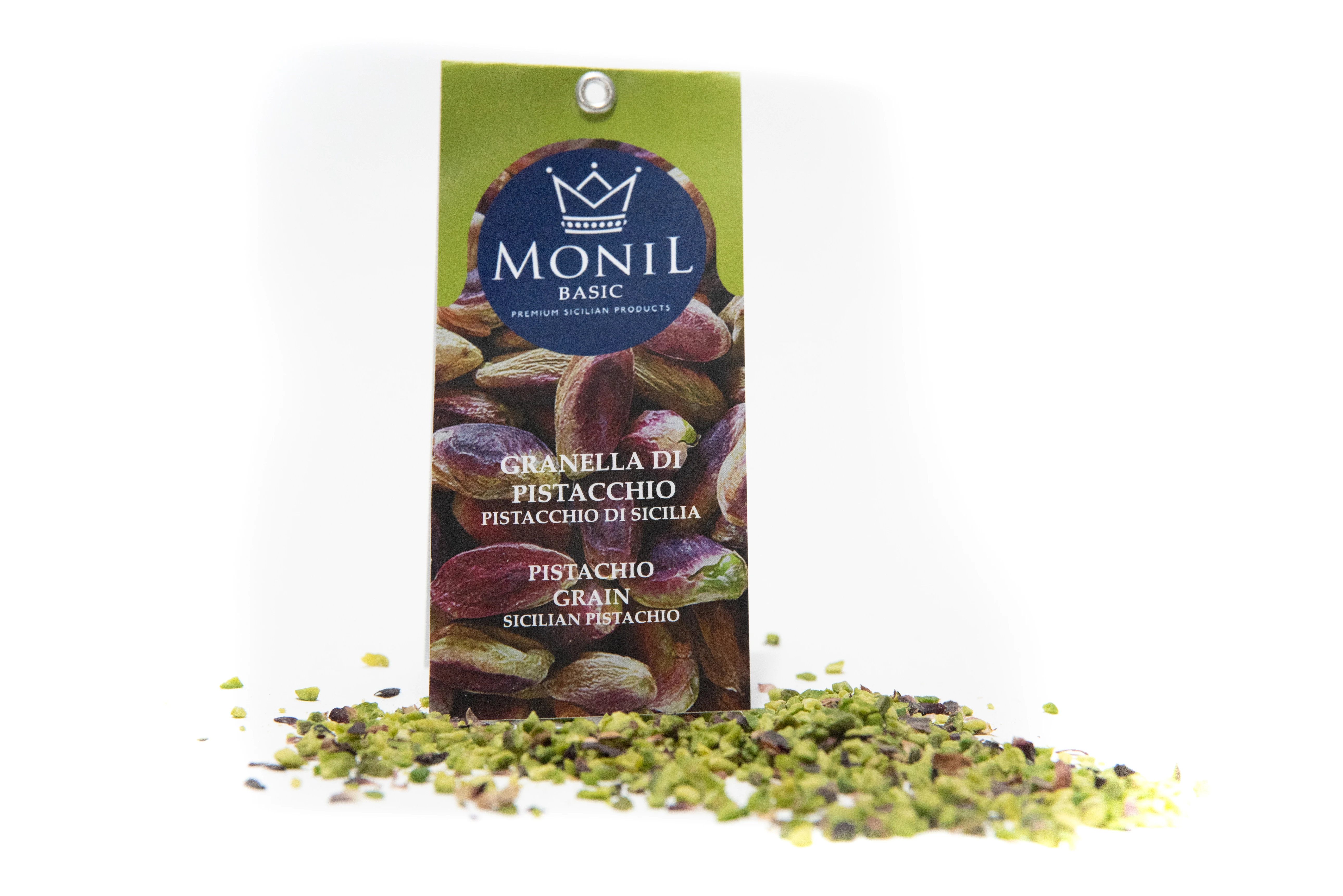 Sicilian Bronte pistachio grains 5 kg MONIL Business high quality pistachio grains for catering and pastry