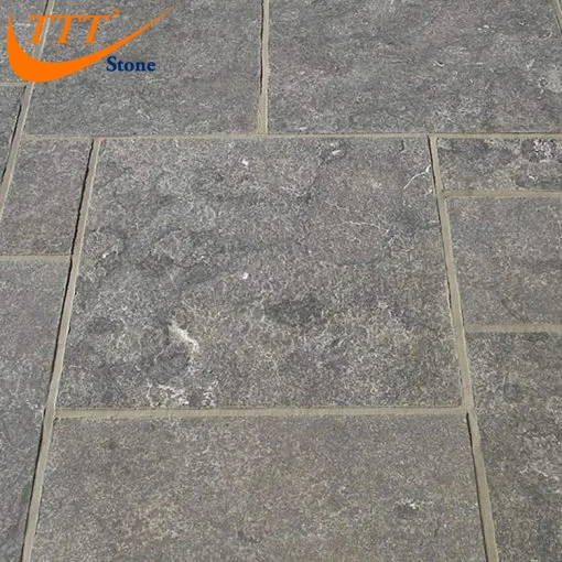 Vietnam Natural Blue Flamed Stone Bleue Steen Bluestone Ashlar Paving Stone Dark Blue Limestone Paver Light Grey Cheap Price