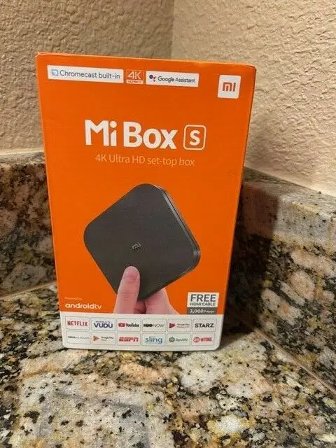  Оригинальная новая глобальная версия ТВ-приставки Xia o mi S Android 8 1 4K Smart Internet Mi Box для телевизора