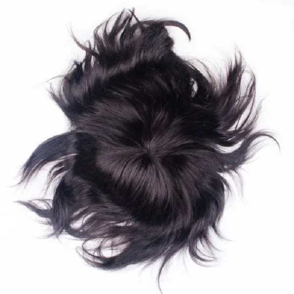 Wholesale Factory price Top hair pieces with clips virgin human hair toupee for woman