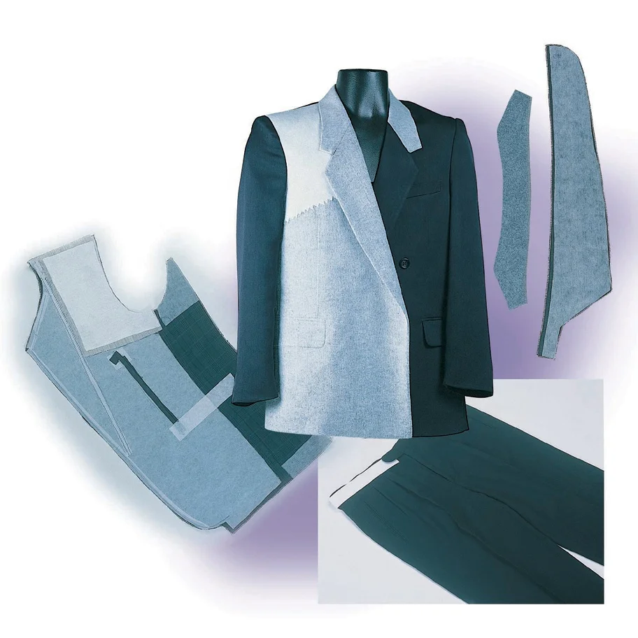 
Polyester thermal bonded nonwoven for garment interlining 