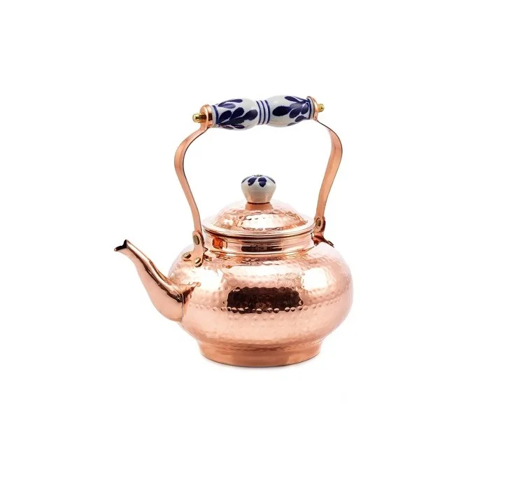 Высококачественный чайник из металла с покрытием розового золота ручной работы по оптовой цене для кухни используется в новом