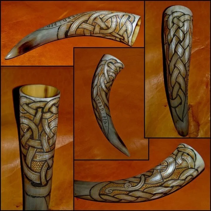 viking drinking horn india new fashion 2021 Viking Horn Mug for Drinkware and Decoration