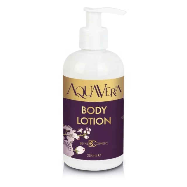 AquaVera & Gift Set / Body Lotion - Liquid Hand Wash - Towel