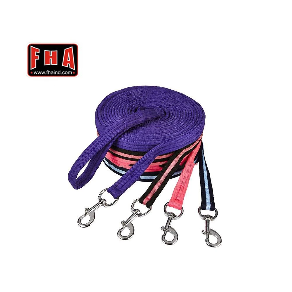Horse Equipment Lunging Line High Quality and Durable Lunging Reins Available in Wholesale Price Manufactured in Pakistan