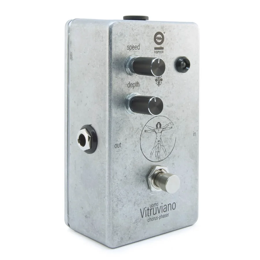 Bass Guitar Pedal Effects - Hand Made Sound Uomo Vitruviano Chorus Phaser for Electric Bass - Made in Italy luxury fashion