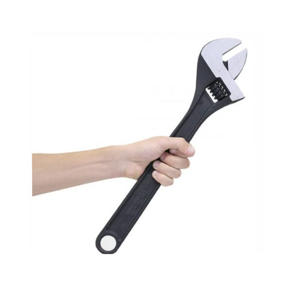 Natural Finish Adjustable Wrench Drop Forged from Stainless Steel Hand Tool at Affordable Price
