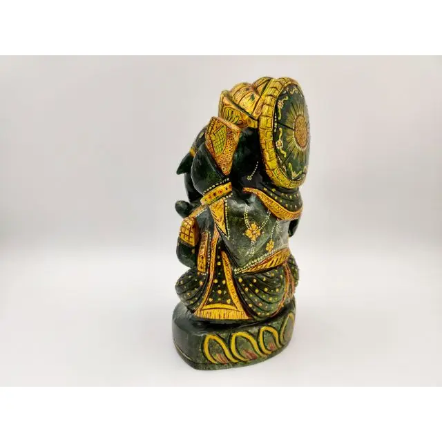 Green Aventurine Painting Ganesh Modern Art Indian India famous god lord Ganesh  painting in bulk quantity for wholesale