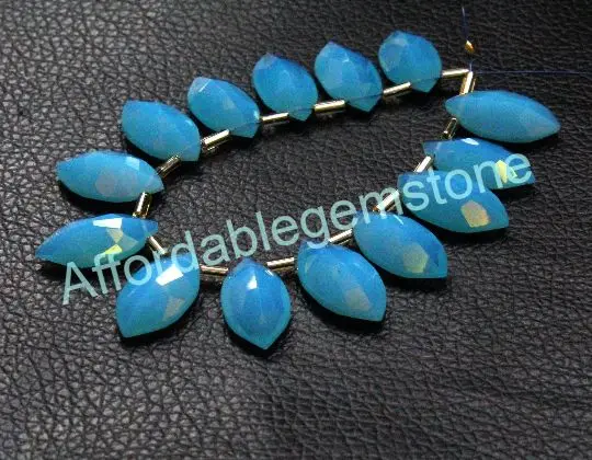 Голубой опал топ сверленный драгоценный камень хорошего качества граненые полированные бусины оптовая продажа камни в форме маркиза ручной работы драгоценные