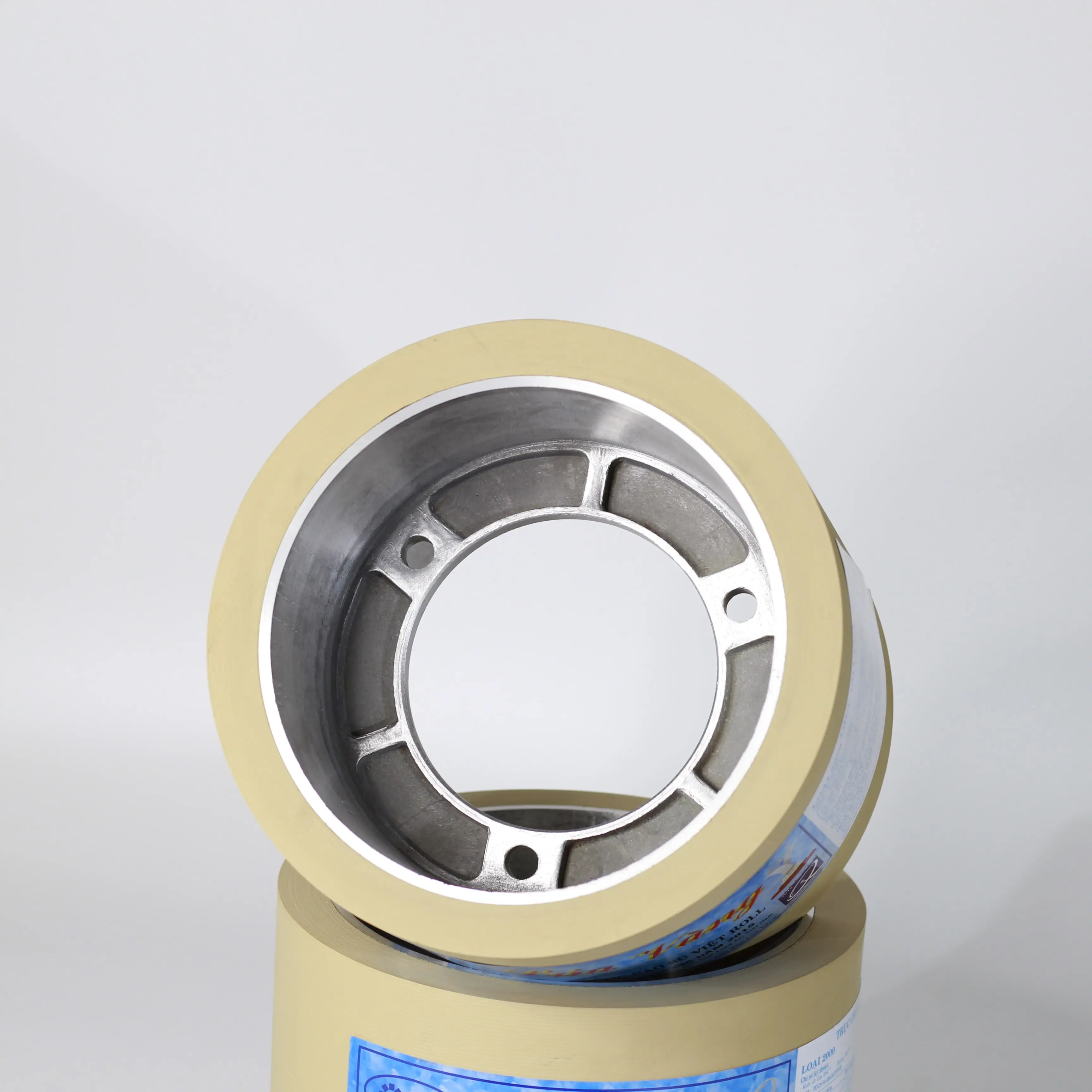 Aluminum Drum Rice Mill Rubber Roller for Rice Mill Machine Parts Roller 6 Inch Rubber Rolls 85-95 Shore Long Lasting in Use NBR