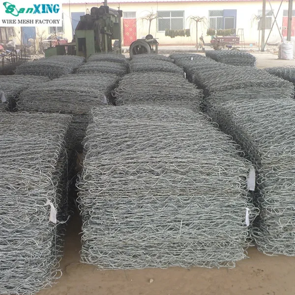 
stone cage gabion welded wire mesh for river control 