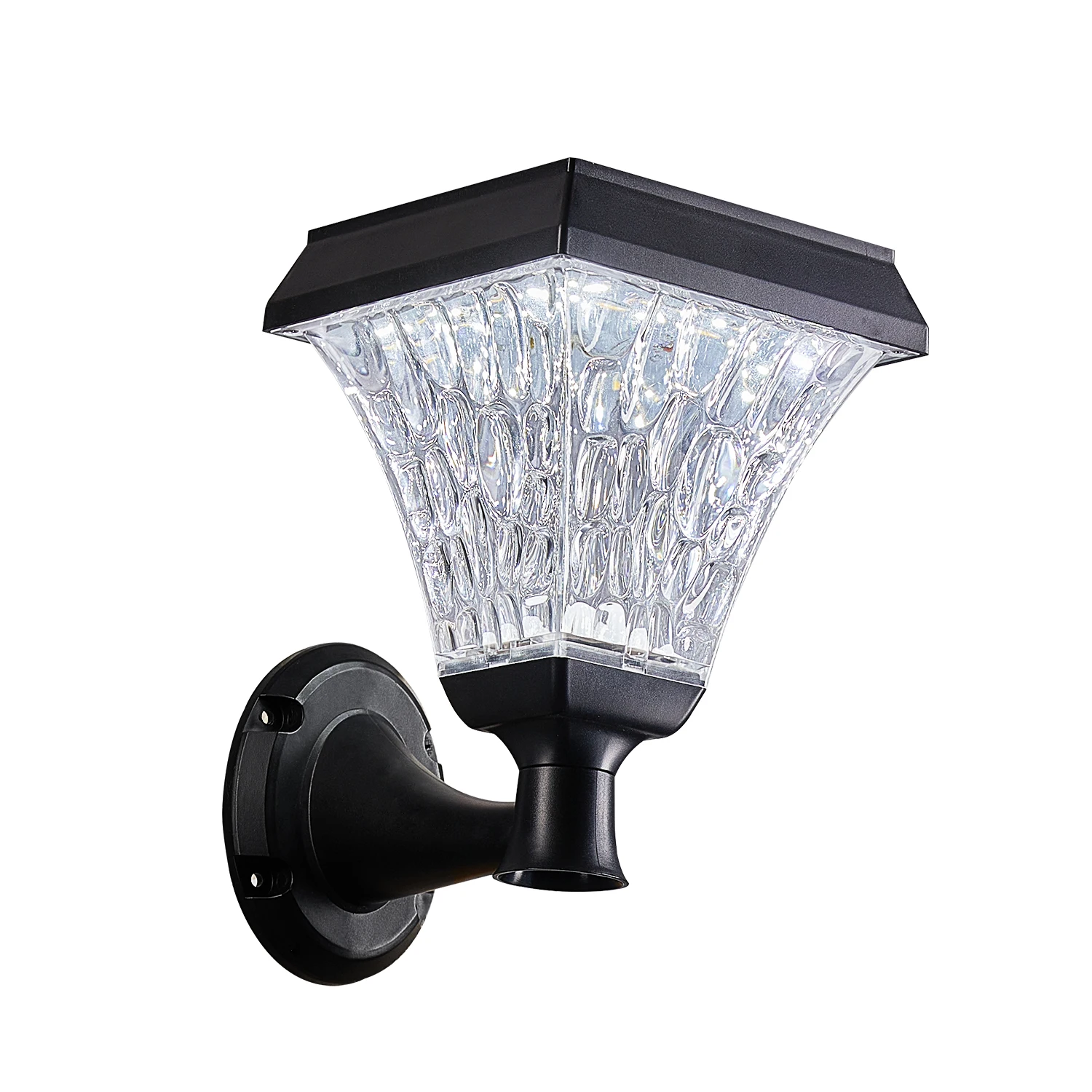 Outdoor LED Solar light IP55 Waterproof two colors Wall Lamp