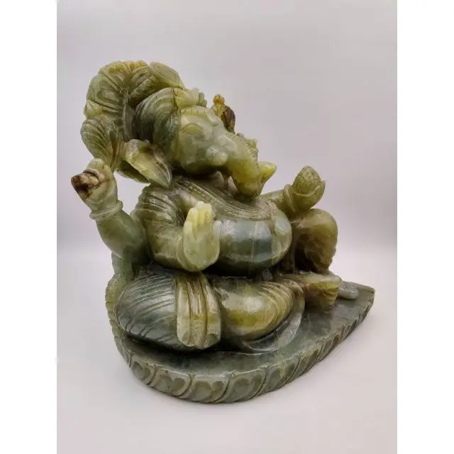 Aquamarine Ganesh Big New product natural crystal points aquamarine Ganesh for decoration