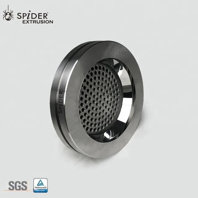 extruder breaker plate for flange plate extrusion head