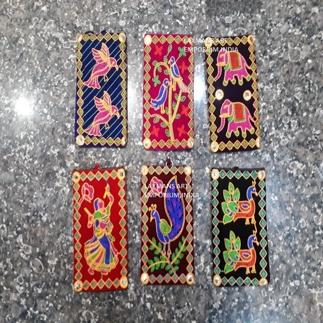 New Cotton Embroidery Multi Color Mobile Covers/Bags Cheap Prices Wholesale Supplier From India