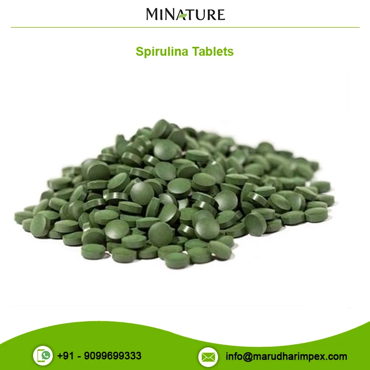 Подлинный поставщик Лидер продаж планшетов спирулины MI Nature от лучшего продавца