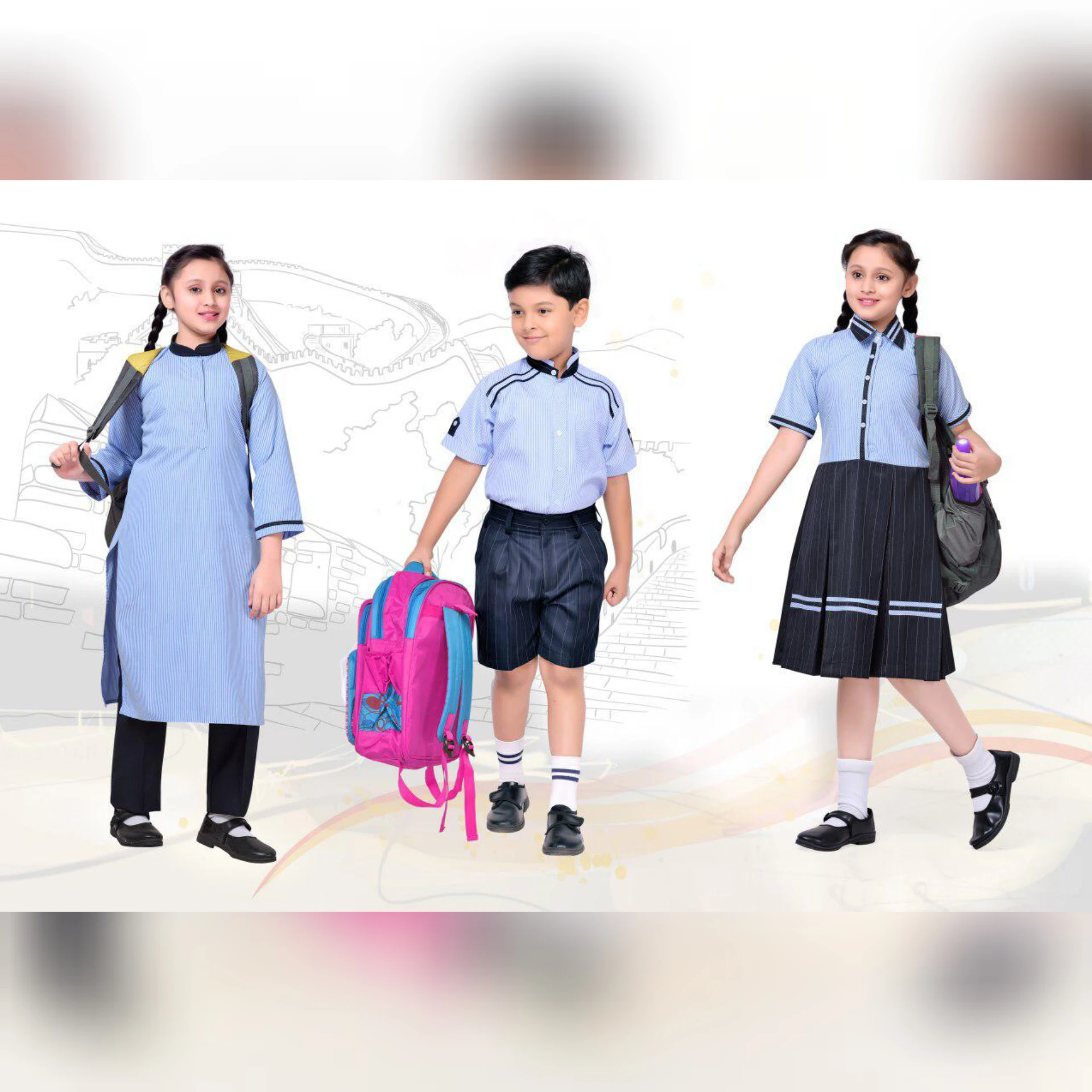Pre School Uniform for students and teachers in all sizes