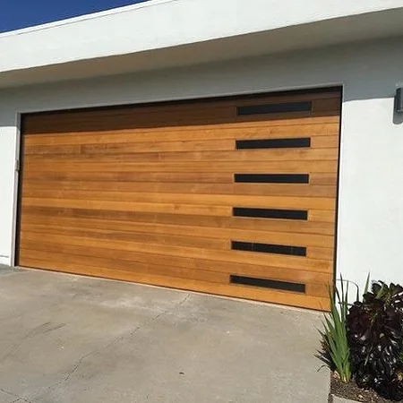 20 years of factory direct selling cheap wooden garage doors