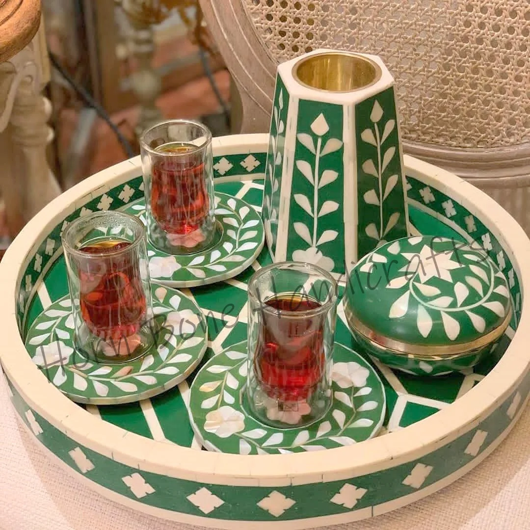 Best Quality Mother of Pearl Bakhoor Incense Burner Tray Set Incense Mubkhar Oud Mubkhara Box and Mabkhara Dukkhoon Burner