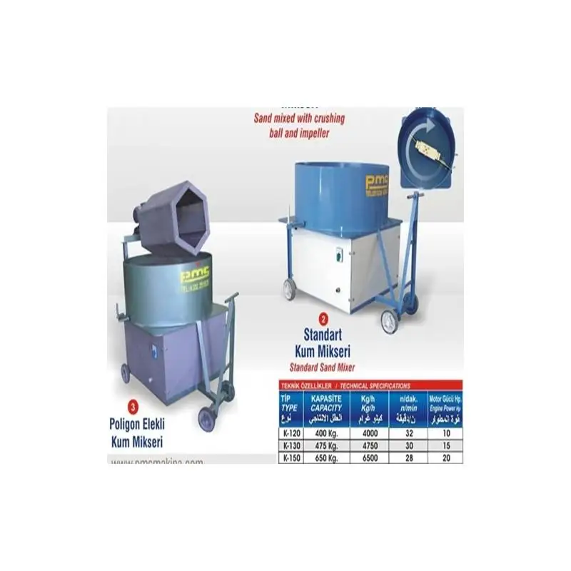 Foundry Sand Mixer Machine with Pals Sieve for Other Metal