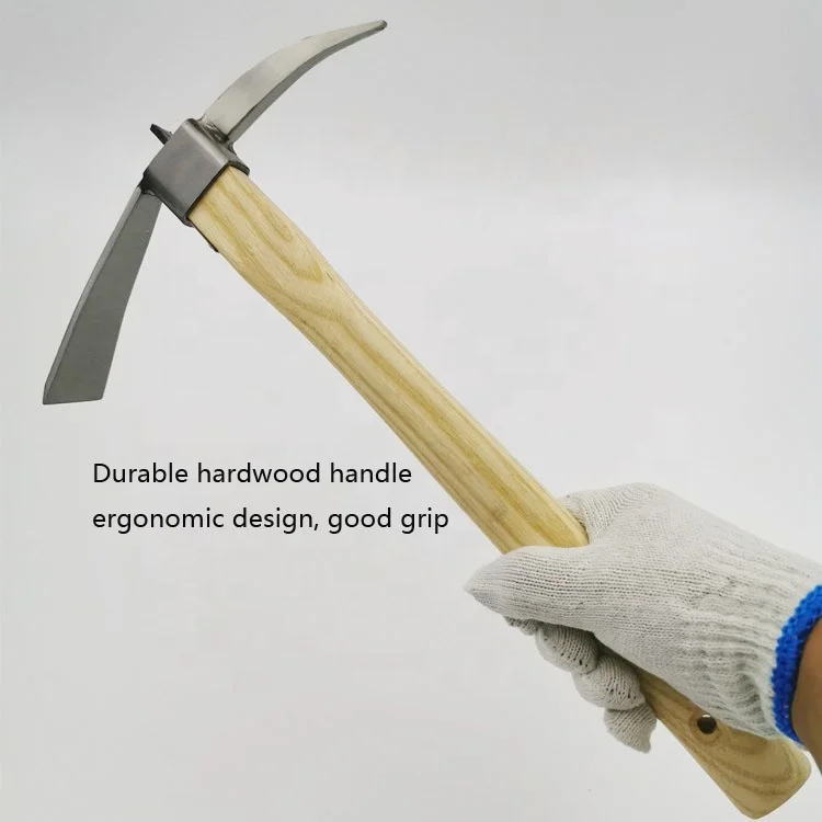 low price high quality forged two way single hand farming pick hoe