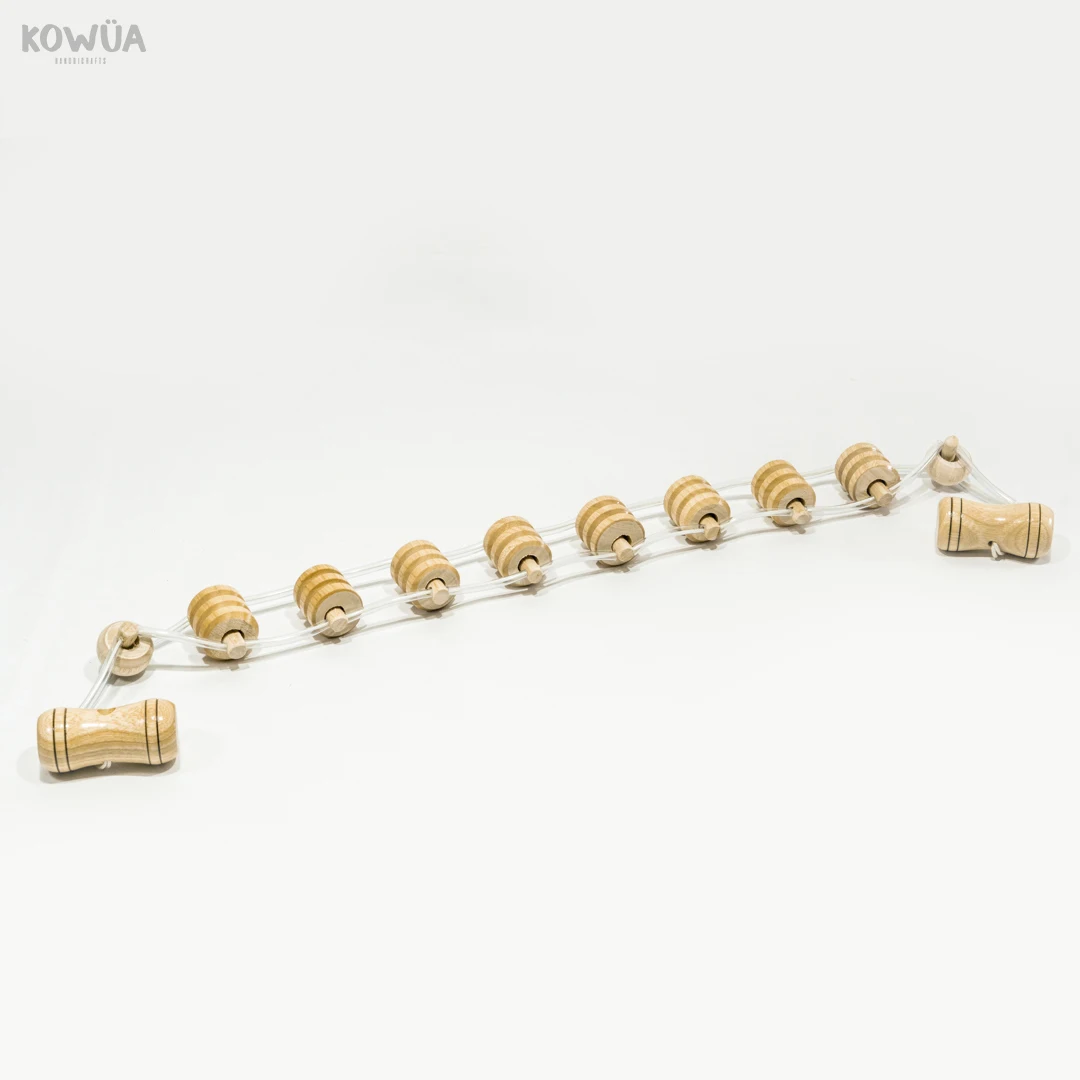 Пояс-ролик деревянный терапевтический инструмент, массажный пояс ролик для тела, деревянный терапевтический ролик