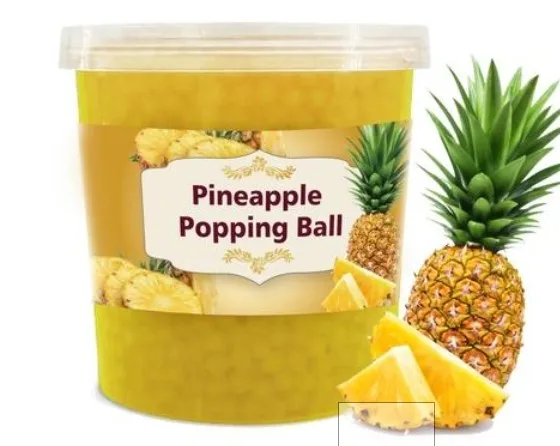 Ароматизированный ананасом фруктовый поппинг boba из Тайваня 3 2 кг
