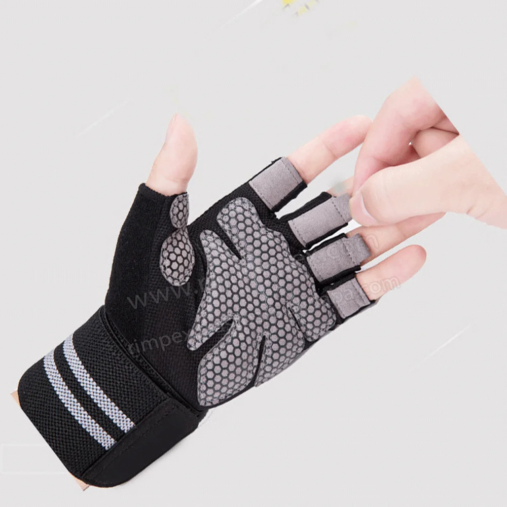 Cycling Gloves Half Finger Anti Slip Gel Pad Breathable Mountain Road Bike Gloves Sport With OEM Service