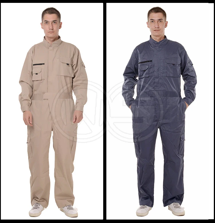 Индивидуальный логотип вашей компании механический комбинезон для мужчин 100% хлопок красный Рабочий Комбинезон промышленная Рабочая одежда