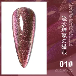 ANZUO Cat Eye 12 Colors Custom Breathable Nail Polish Profession Nail Shop Nail Polish UV Gel